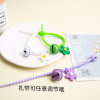 Colorful Silicone Rope Ties, Soft Rubber Flower Bell Accessories, Small Fresh and Simple