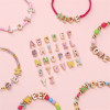 26 Letter Beads Alloy Color Dripping Handmade Diy Homemade Bracelet Jewelry Accessories