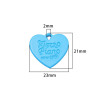 10 Acrylic English Love Tags Diy Handmade Earrings Mobile Phone Chain Pendant Accessories