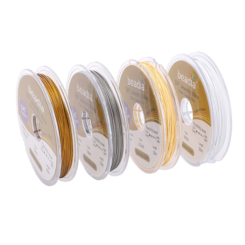 0.3-0.6mm Korean 304 Stainless Steel Color-preserving Gold Wire Soft Handmade Diy Mobile