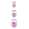 6/8/10mm Acrylic Transparent Round Beads Scattered Diy Handmade Necklace Beaded Jewelry