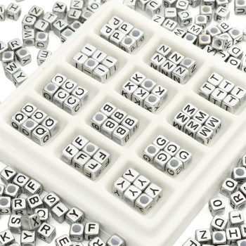 26 English Alphabet Beads, Handmade Diy Homemade Bracelets, Necklaces, Jewelry Materials