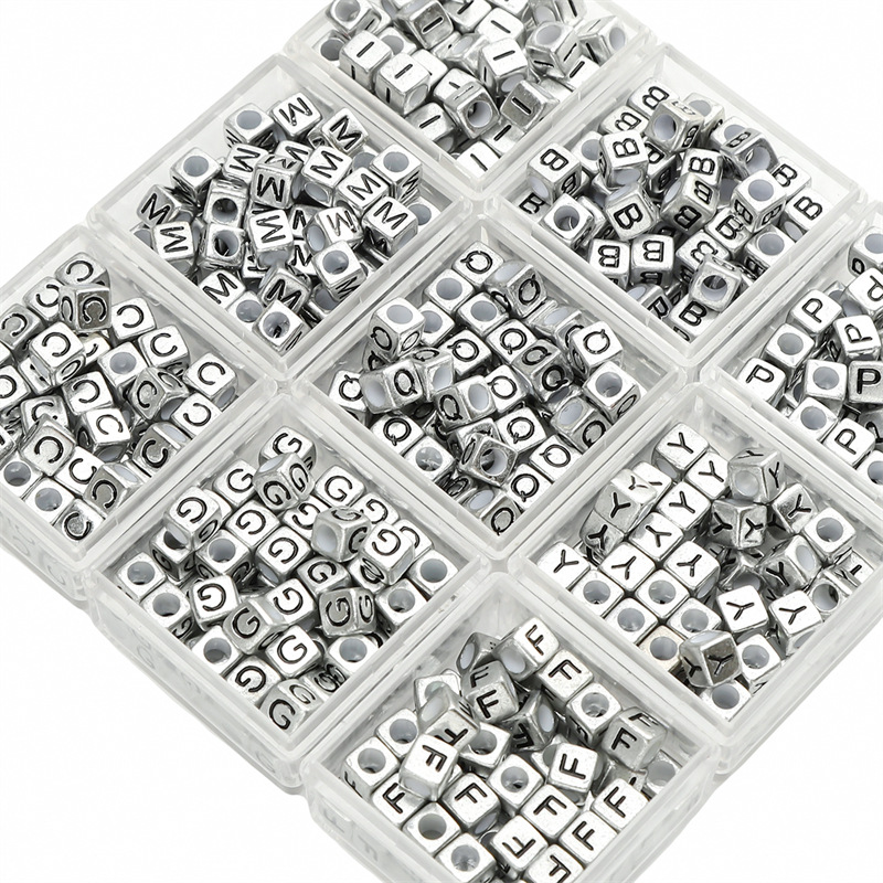 26 English Alphabet Beads, Handmade Diy Homemade Bracelets, Necklaces, Jewelry Materials