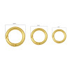 5 Alloy Open Spring Ring Round Buckle Keychains Handmade Diy Bag Hooks Mobile Phone Chain
