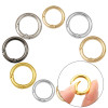 5 Alloy Open Spring Ring Round Buckle Keychains Handmade Diy Bag Hooks Mobile Phone Chain