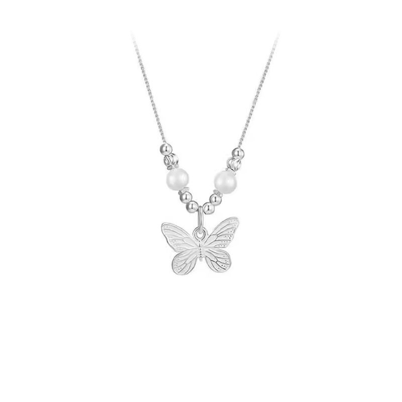 Butterfly Necklace for Women, Versatile, High-end, Ins Style, Light Luxury, Niche Design
