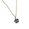 Design Niche Black Camellia Necklace Women's Clavicle Chain 2022 New Ins Simple