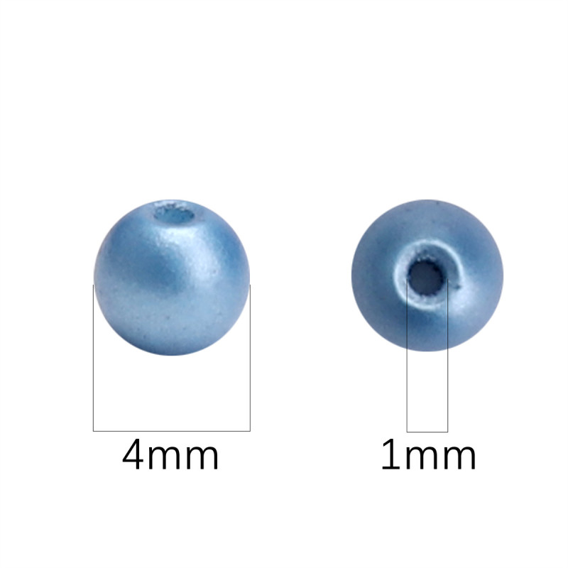 4mm Glass Pearl Beads Loose Rice Diy Handmade Bracelet Necklace Jewelry Material Package