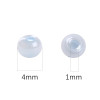 4mm Domestic Glass Cream Mabemi Beads String Loose Diy Handmade Bracelet Necklace Jewelry