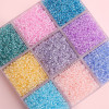 4mm Glass Unicorn Zirconium Crystal Rice Beads String Loose Diy Handmade Bracelet