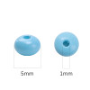 5mm Domestic Glass Rice Beads Oil Painting Abacus Diy Handmade Bracelet Necklace Jewelry