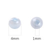 4mm Domestic Glass Cream Mabemi Beads String Loose Diy Handmade Bracelet Necklace Jewelry