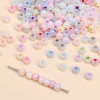 4mm Domestic Glass Cream Mabemi Beads String Loose Diy Handmade Bracelet Necklace Jewelry