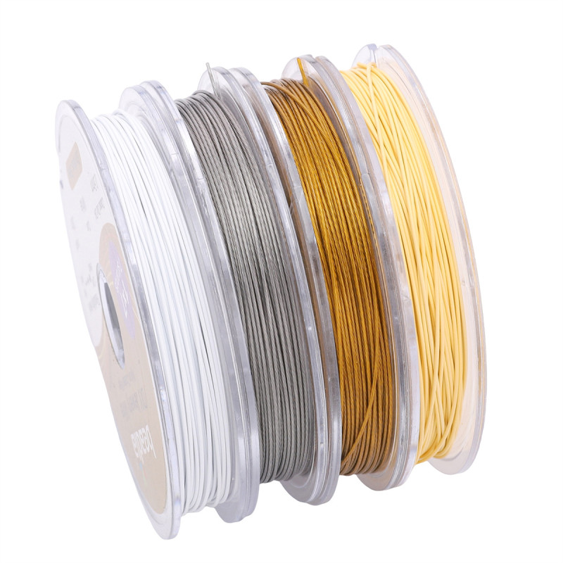 Korean 304 Stainless Steel Color-preserving Gold Wire Soft Mobile Phone Chain Beading