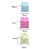 Acrylic Cow Pattern Printed Beads Lattice Square Handmade Diy Bracelets Floral Butterfly