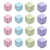 Acrylic Cow Pattern Printed Beads Lattice Square Handmade Diy Bracelets Floral Butterfly