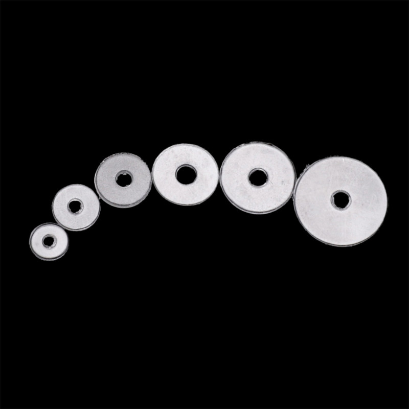 Simple Round Transparent Pp Spacer Gasket Plastic Handmade Diy Bracelet Crystal