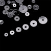 Simple Round Transparent Pp Spacer Gasket Plastic Handmade Diy Bracelet Crystal