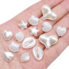 Abs Special-shaped Pearls Five-pointed Star Scallop Loose Beads String Handmade Diy