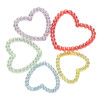 Colorful Simple Acrylic Ab Color Hollow Straight Hole Love Scattered Beads Handmade