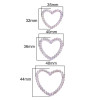 Colorful Simple Acrylic Ab Color Hollow Straight Hole Love Scattered Beads Handmade