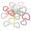 Colorful Simple Acrylic Ab Color Hollow Straight Hole Love Scattered Beads Handmade