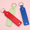 Leather Keychain Spring Buckle Handmade Diy Jewelry Accessories Plug-in Connection Ring
