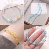 10x9mm Acrylic Dot Gold Beads Straight Hole Five-pointed Star Handmade Diy Loose Bracelet