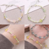 10x7mm Acrylic Gold Beads Straight Hole Butterfly Loose Handmade Diy Bracelet Necklace