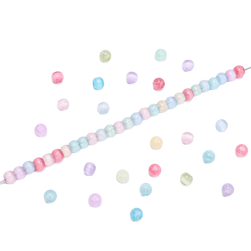 4mm Cat's Eye Glass Rice Beads Domestic Super High Quality Round Diy Handmade Bracelet