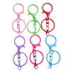 Metal Painted Colorful Round Lobster Clasp Three-piece Set with 14mm Jewelry Diy