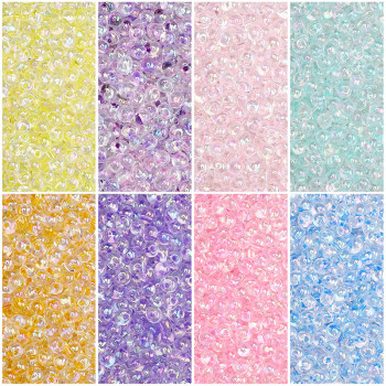 4mm Domestic Water Drop Colorful Glass Rice Beads Handmade Diy Bracelet Necklace Pendant