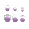 8-10mm Acrylic Solid Color Frosted Round Beads Handmade Diy Bracelet Necklace Material