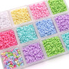 3x6mm Acrylic Solid Color Peanut Beads Beaded Necklace Semi-finished Bracelet Handmade
