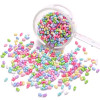 3x6mm Acrylic Solid Color Peanut Beads Beaded Necklace Semi-finished Bracelet Handmade