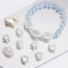 Abs Special-shaped Pearl Bracelet Beaded Accessories Five-pointed Star Shell Handmade Diy
