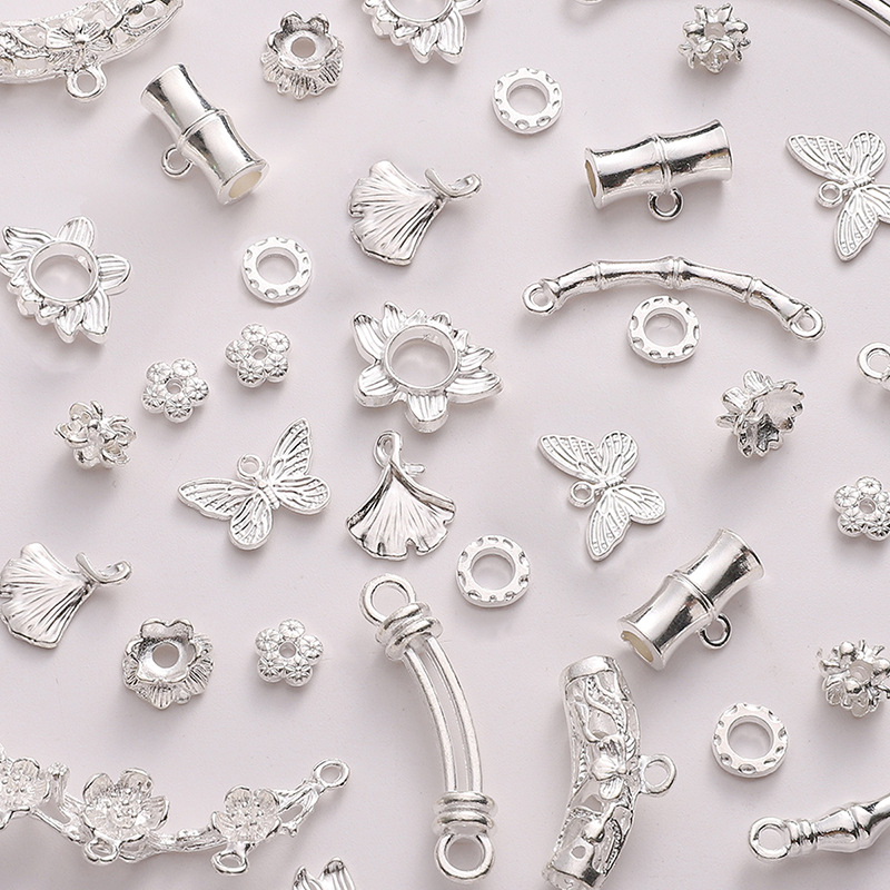 Alloy New Accessories Carved Tee Handmade Diy Beaded Bracelet Material Package