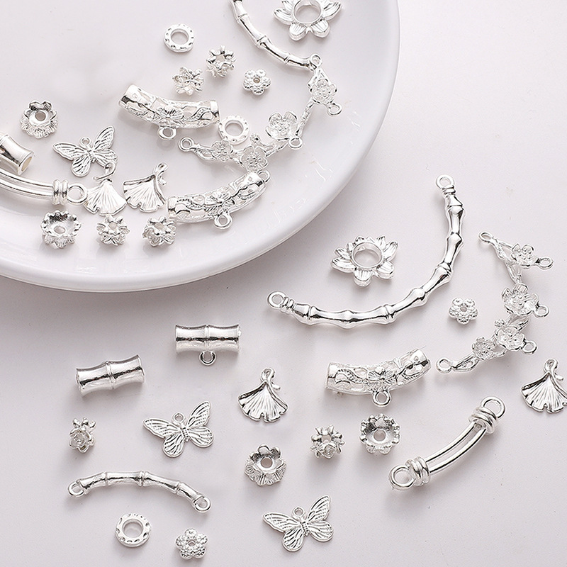 Alloy New Accessories Carved Tee Handmade Diy Beaded Bracelet Material Package