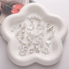 Alloy New Accessories Carved Tee Handmade Diy Beaded Bracelet Material Package