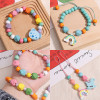 10mm Wooden Octagonal Beads Round Handmade Diy Bracelet Necklace Pendant Material Package