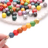 10mm Wooden Octagonal Beads Round Handmade Diy Bracelet Necklace Pendant Material Package