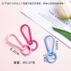 Colorful Painted Metal Gourd Buckle with Spring Diy Jewelry Accessories Keychain Pendant