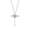 Cupid Heart Diy Necklace Fashion Romantic Angel Wings Love Niche Pendant