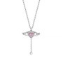 Cupid Heart Diy Necklace Fashion Romantic Angel Wings Love Niche Pendant