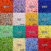 Large Package of Acrylic Solid Color Round Beads Loose Handmade Diy Bracelet Necklace