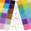24gm Bead Set Box 3mm Material Package Handmade Diy Bracelet Necklace Jewelry with