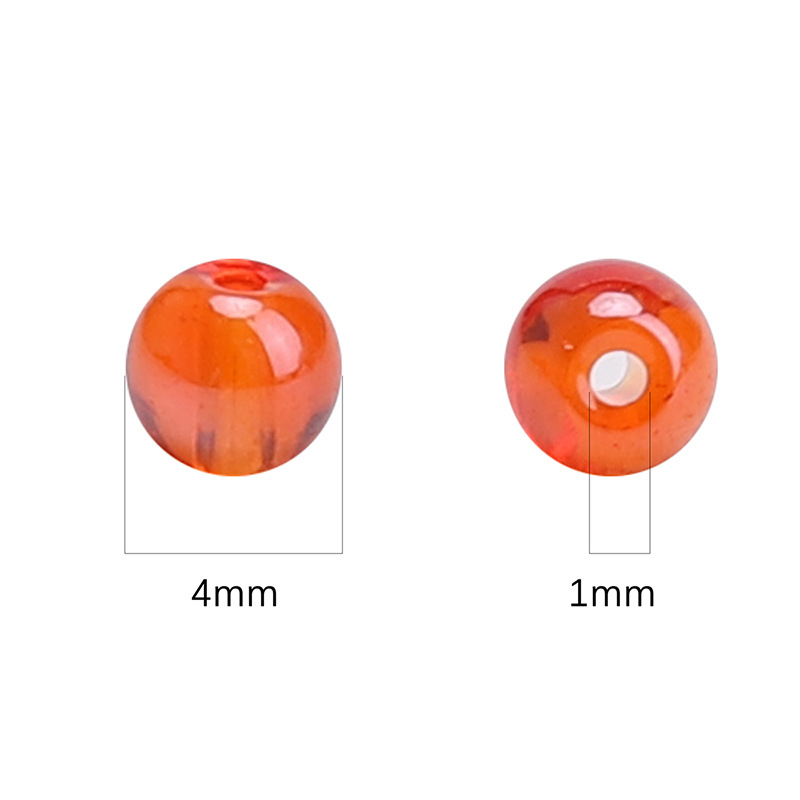 4mm Domestic High-quality Glass Rice Beads Handmade Diy Bead Making Mobile Phone Chain
