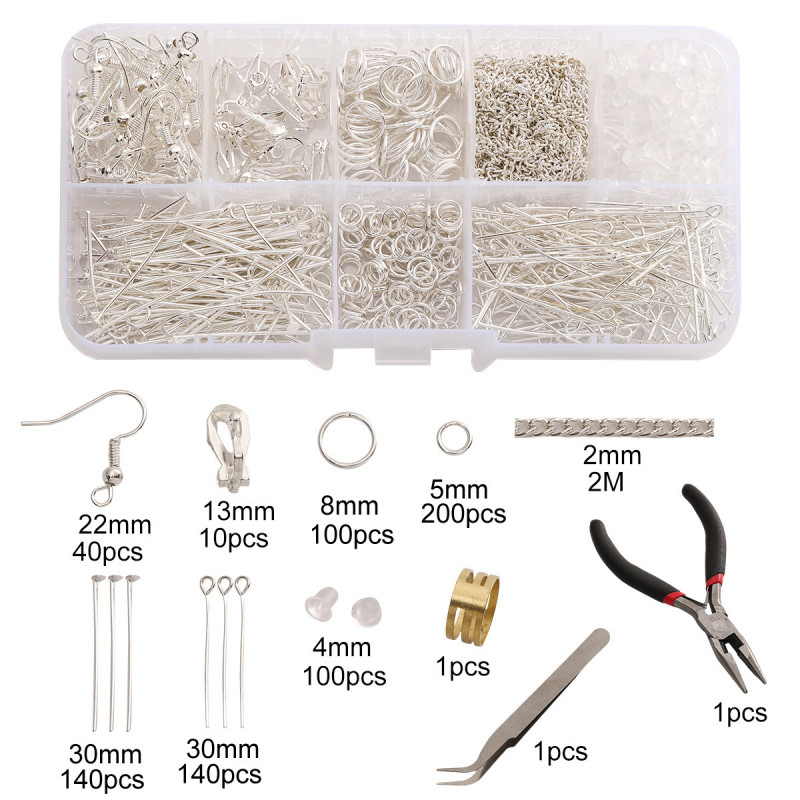 Diy Jewelry Accessories Earrings Ear Hooks Bracelet Necklace Handmade Beading Material