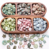 8-29mm Imitation Picasso Gold-painted Loose Beads Irregular Stone Bead Pendant Hand