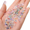 Summer Clear Faceted Fantasy Rhombus Crystal Beads Loose Corner Beaded Bracelet D Iy